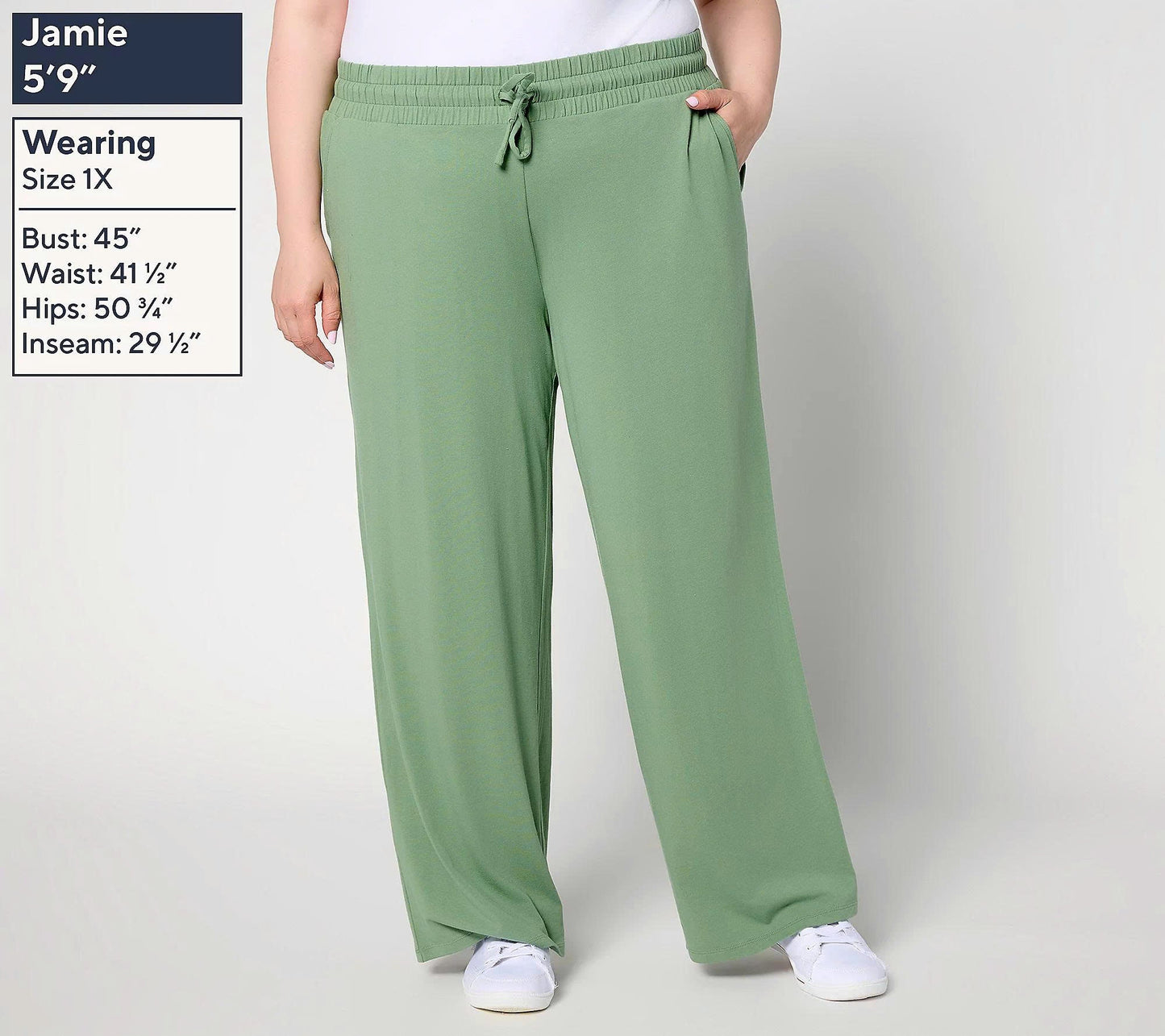 AnyBody Regular Cozy Knit 2-Pack Jogger and Full Length Pants