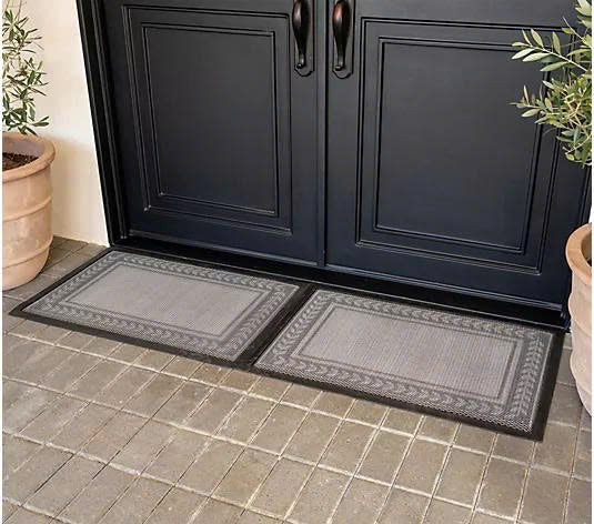 Bernini 2'x3' Aqua-Terra Indoor Outdoor Water & Dirt Trapping Mat
