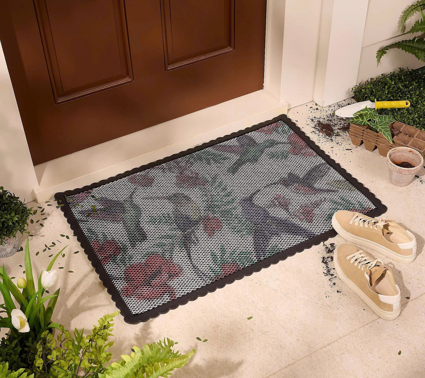 Bernini 2'x3' Aqua-Terra Indoor Outdoor Water & Dirt Trapping Mat
