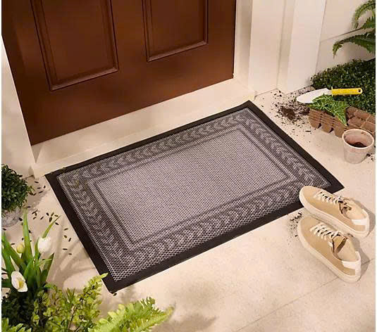 Bernini 2'x3' Aqua-Terra Indoor Outdoor Water & Dirt Trapping Mat