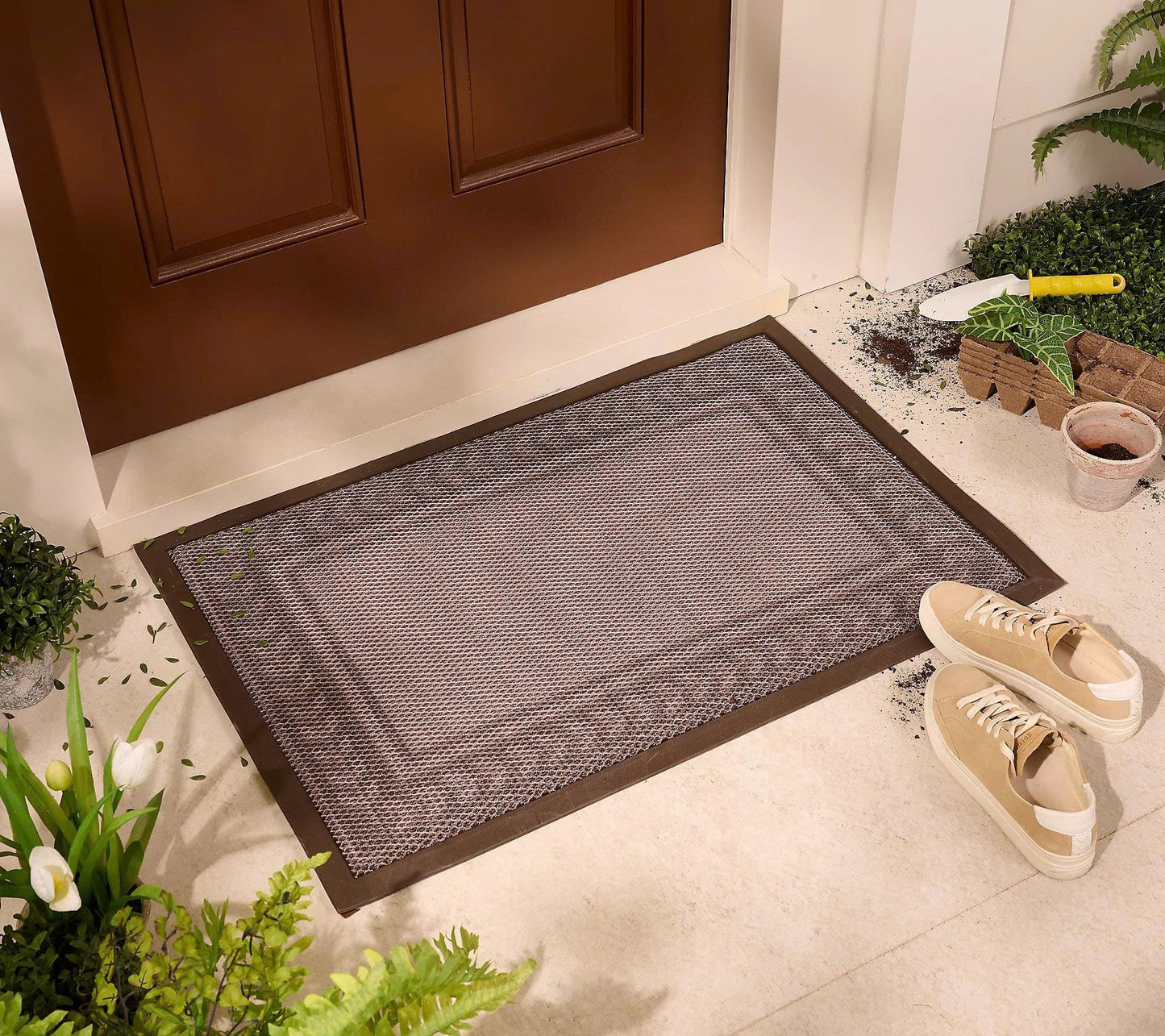 Bernini 2'x3' Aqua-Terra Indoor Outdoor Water & Dirt Trapping Mat